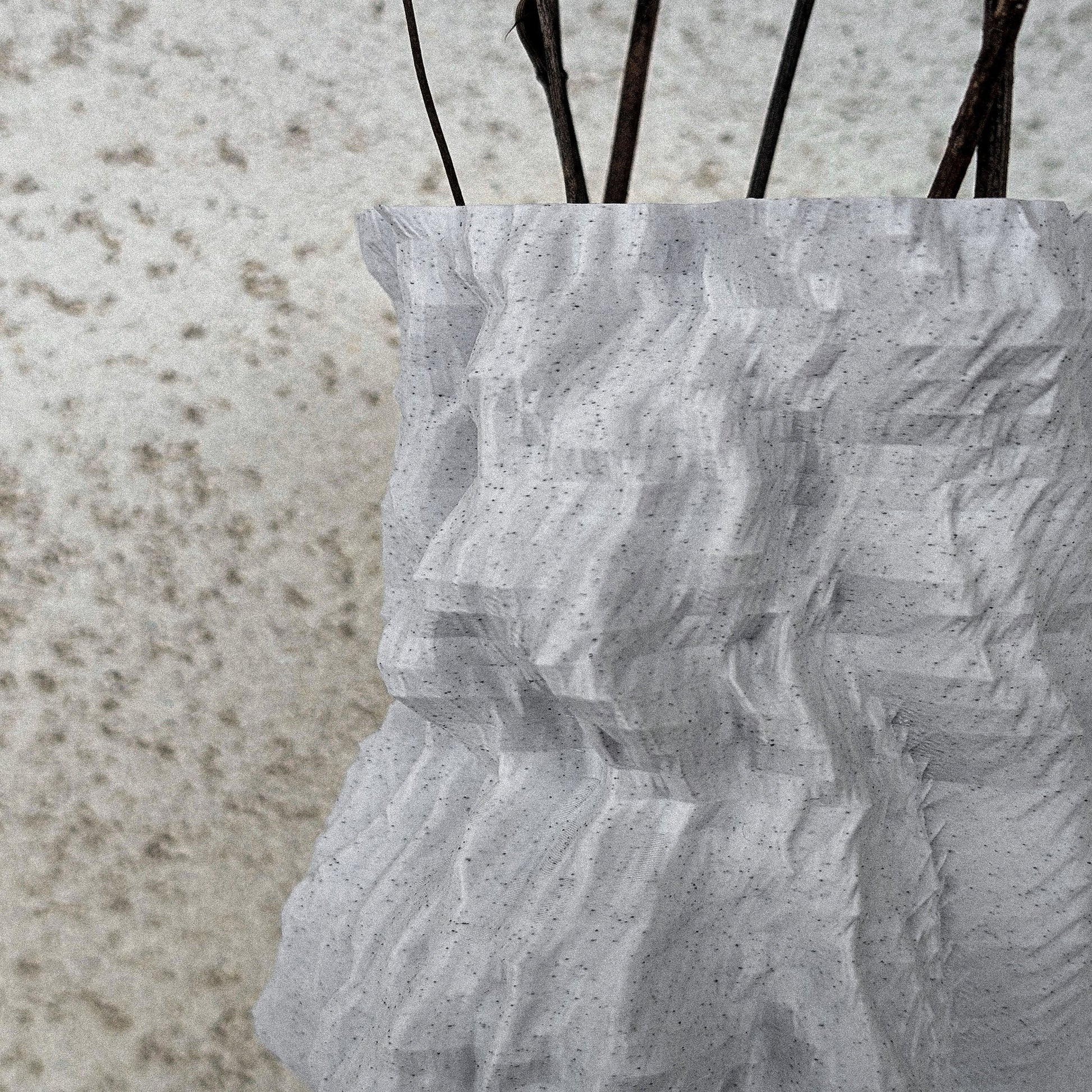 side detail of TELLURIA grooves catching light